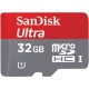 Карта памяти SanDisk 32GB microSDHC Ultra Class 10+ UHS-1 30 Mb/s с адаптером