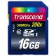 Карта памяти SDHC Transcend 16Gb USH-1 Class 10 200х (ск. чт. 30 Мб/сек, FullHD)