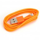 Кабель Lightning USB для iPhone 5/iPad mini (оранжевый)