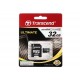 Карта памяти Transcend microSDHC 32Gb Class 10 (133x) с адаптером