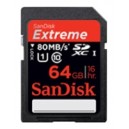 Карта памяти Sandisk Extreme SDXC UHS Class 1 80MB/s 64GB