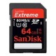 Карта памяти Sandisk Extreme SDXC UHS Class 1 80MB/s 64GB