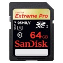Карта памяти Sandisk Extreme Pro SDXC UHS Class 1 95MB/s 64GB