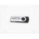 Флэшка резиновая с металлом USB 2.0 с вашим логотипом