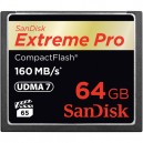 Карта памяти SanDisk 64GB Extreme Pro CompactFlash (чт. 160/зап. 150, 4K)