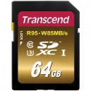 Карта памяти Transcend 64GB UHS-1 SDXC Memory Card (Speed Class 3)