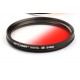 Светофильтр 58mm (градиентный красный)