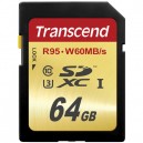 Карта памяти Transcend TRSD64GBU3 64GB UHS-1 SDXC (Speed Class 3) 