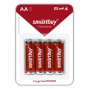 Батарейки алкалиновые AA SmartBuy 4шт