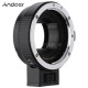 Адаптер переходник Andoer AF EF-NEX II с поддержкой AF, IS, A