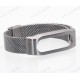 Стальной браслет для mi band/mi band 1s (16-22см)