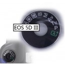 Кольцо режимов для Canon EOS 5D Mark III + клей (запчасть)