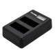 Зарядное устройство для аккумуляторов Canon LP-E8 (USB, с дисплеем, 2 слота)