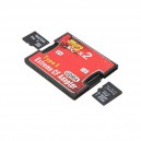 Адаптер microSD 2 слота - CF CompactFlash 
