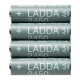 Аккумулятор AA LADDA 2450mAh, 1.2V, Ni-MH, Япония (1шт)