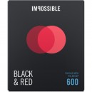 Кассета для Polaroid 600 636 PX680 (600 серия) 8 фото (красное фото, рамка черная)