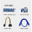 Райзер / Рейзер / Rizer / Riser USB 3.0 PCI-E x1-x16 для майнинга (VER 008C)