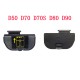 Нижняя дверца отсека аккумуляторов для камер Nikon D50 D70 D70s D80 D90