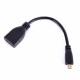 Кабель-адаптер Micro HDMI папа - HDMI мама (15 см)