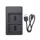 Зу зарядное устройство для аккумуляторов NP-FZ100 USB (2 слота)