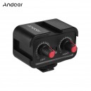 Двухканальный адаптер Andoer для микрофонов со штекером 3,5мм (аналог Saramonic SR-AX100)