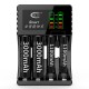 Зу зарядное устройство для AA/AAA (4 слота, microUSB, индикация)