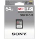 Карта памяти Sony 64GB SF-M/T2 UHS-II SDXC М (v60, зап до 150мб, чт 277мб)