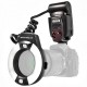 Кольцевая вспышка Meike MK-14EXT для Nikon камер (iTTL, 14gn)