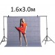 Нетканый фон 1.6x3.0м (серый)