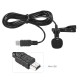 Проводной петличный микрофон Andoer mini-USB (1.5м)