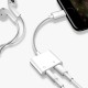 Адаптер разветлитель lightning 2 в 1 (lightning+3.5mm порт) в ассортименте