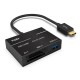 Картридер XQD/SD + USB 3.0 поддержка до 2ТБ (до 500Мб/c, Type-C)