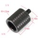 Адаптер винт 5/8" мама - 1/4" папа (черный, алюминий)