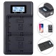 Зарядное устройство для аккумуляторов Canon LP-E6 (USB, с дисплеем, 2 слота)
