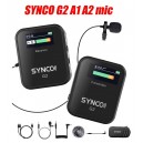 Беспроводной петличный микрофон SYNCO G2 G2A1 G2A2 A1 A2