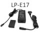 Адаптер питания ACK-E17 LP-E17 220v для Canon EOS RP, EOS M3, M5, M6, EOSM3, EOSM