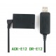 Адаптер питания USB DR-E12 LP-E12 для Canon EOS M M2 M10 M50 M100 M200 M50