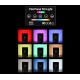 Видео свет 240 LED RGB панель ( RGB 3000K - 6000K, 4000 lm, 40Вт) без стойки