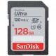 Карта памяти SanDisk 128GB Ultra UHS-I SDHC (чтение 120 MB/s, запись 45 MB/s)