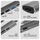Hub разветлитель type-C 7 в 1 (3 usb, hdmi, microSD/SD + type-C порт)