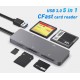 Картридер Type-A (CFast/CompactFlash/SD/microSD) 5 в 1