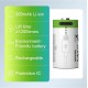 Аккумулятор USB CR2 (type-C 3.7V 300mAh 1200 циклов)