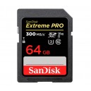 Карта памяти SD SDXC Sandisk Extreme Pro 64Gb UHS-II V90 (R: 300MB/s W: 260MB/s)