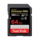 Карта памяти SD SDXC Sandisk Extreme Pro 64Gb UHS-II V90 (R: 300MB/s W: 260MB/s)