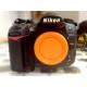 Крышка для байонета камеры Nikon (оранжевая)