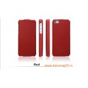 Чехол Icarer Classics для iPhone5 из нат. кожи (красный)